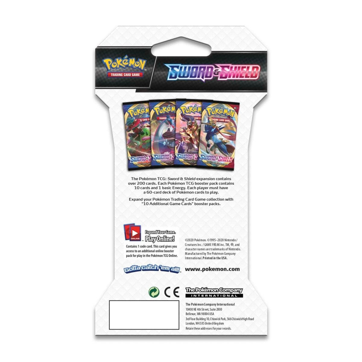 Pokemon: Sword & Shield - Sleeved Booster Pack