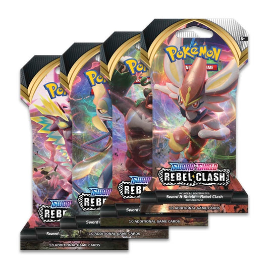 Pokemon: Sword & Shield - Rebel Clash - Sleeved Booster Pack