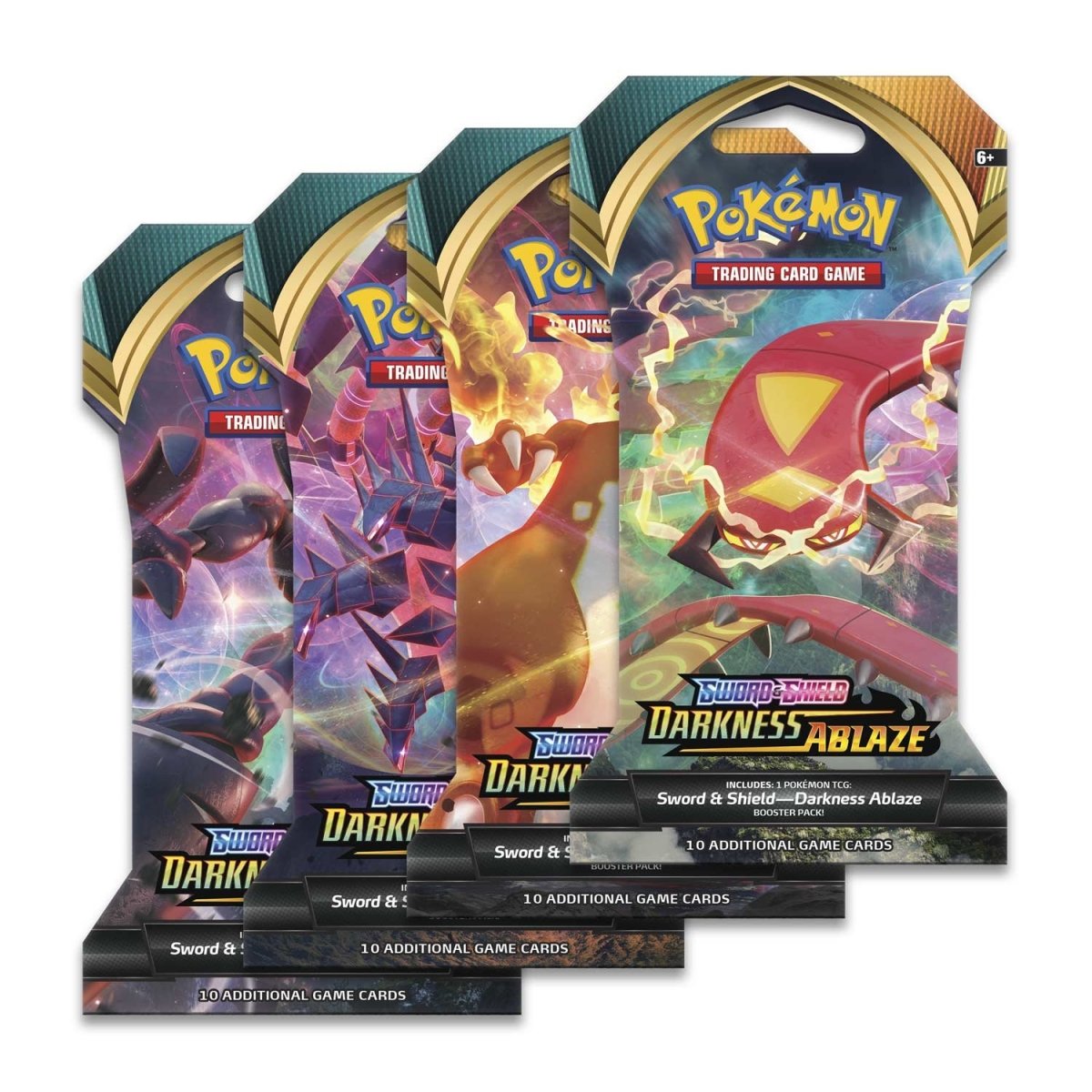 Pokemon: Sword & Shield - Darkness Ablaze - Sleeved Booster Pack