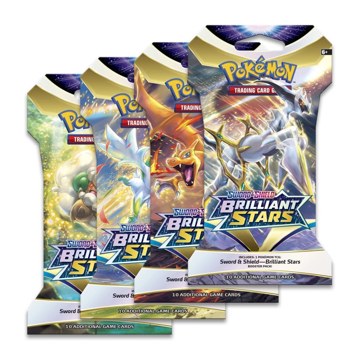 Pokemon: Sword & Shield - Brilliant Stars - Sleeved Booster Pack