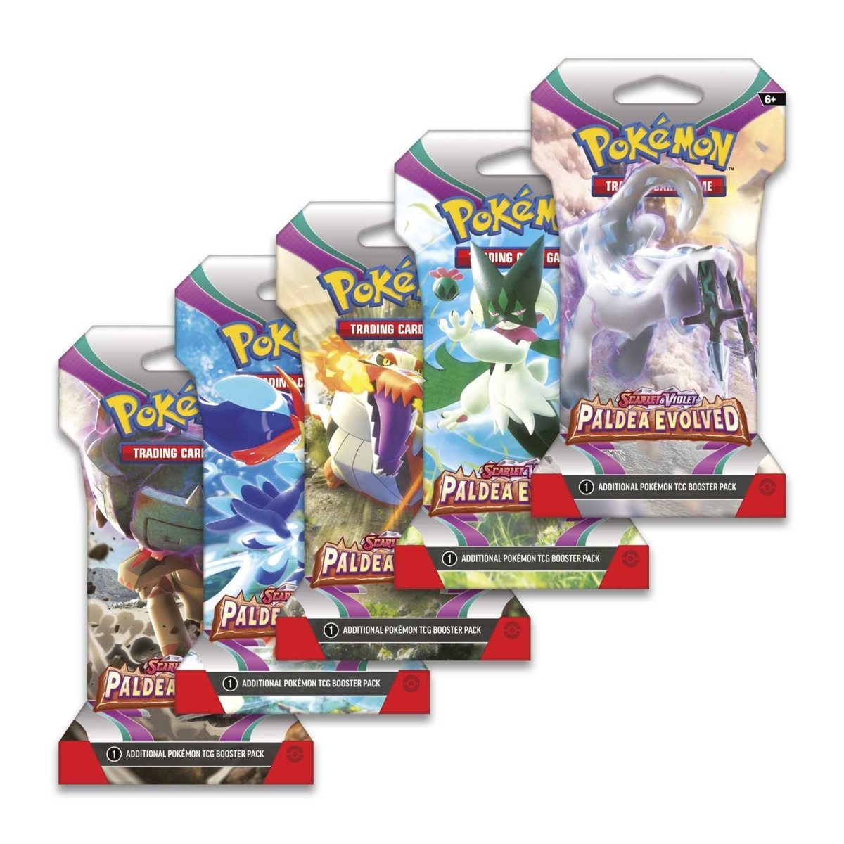 Pokemon: Sword & Shield - Paldea Evolved - Sleeved Booster Pack