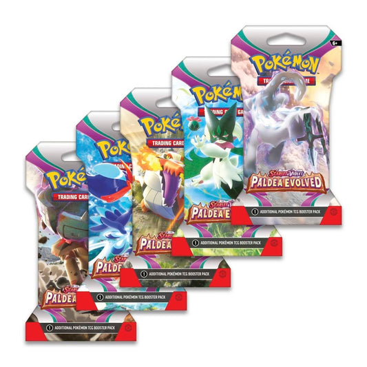 Pokemon: Sword & Shield - Paldea Evolved - Sleeved Booster Pack