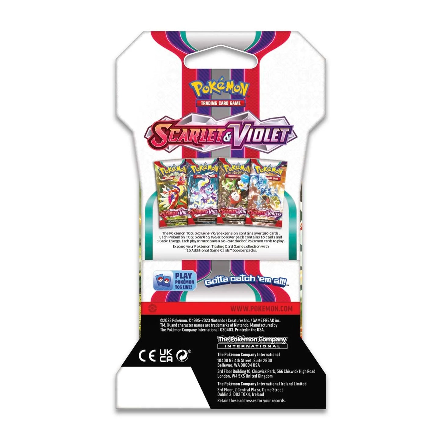 Pokemon: Scarlet & Violet - Sleeved Booster Pack